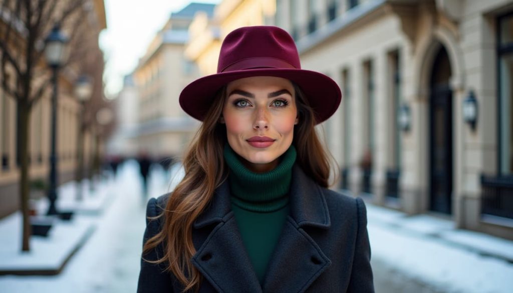 Comment porter un chapeau en hiver pour rester élégante ?