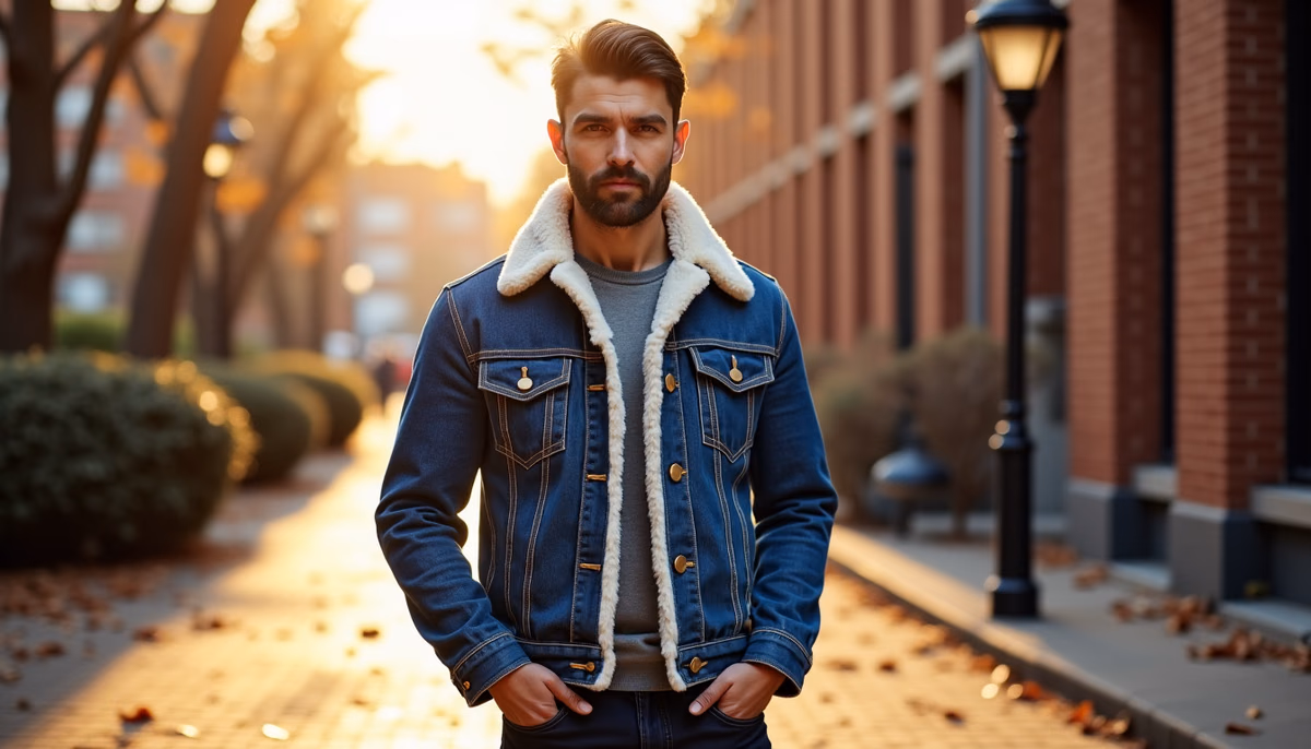Illustration : oui, absolument. la doublure en fourrure (qu'elle soit — veste en jean homme fourrure, le guide complet pour bien choisir